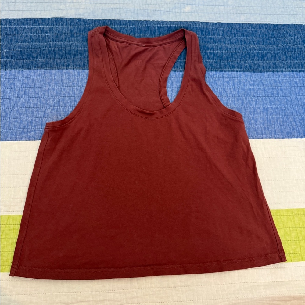 Lululemon - Love Tank (hemmed) Smoky Red